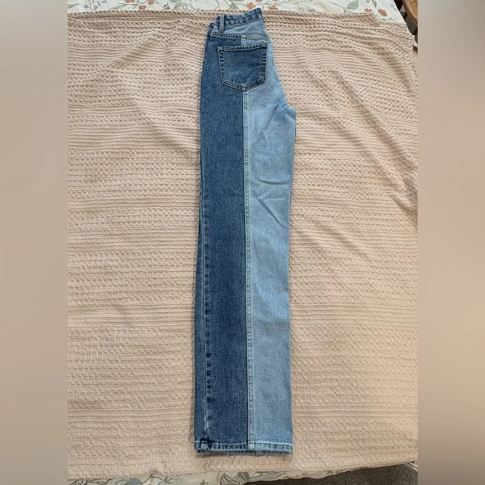 PacSun Two-Tone Blue Women's Jeans  W25/L30 90’s Boyfriend - Picture 6 of 11